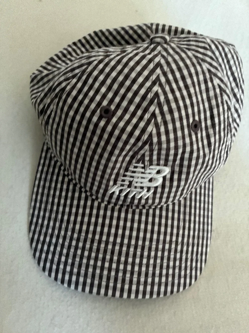 Kith new balance gingham poplin classic cap size Medium